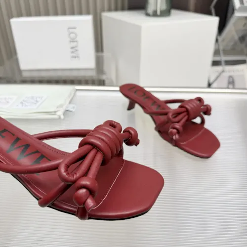 Replica LOEWE Slippers For Women #1431712 $85.00 USD for Wholesale