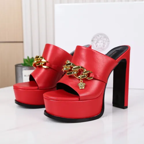 Replica Versace Slippers For Women #1431918 $118.00 USD for Wholesale