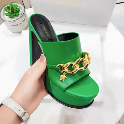 Replica Versace Slippers For Women #1431921 $118.00 USD for Wholesale