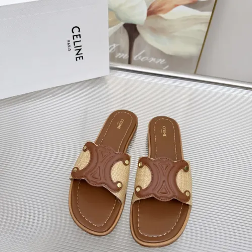Replica Celine Slippers For Women #1431958 $85.00 USD for Wholesale