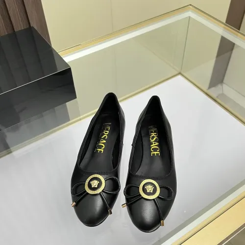 Replica Versace Flat Shoes For Women #1432021 $82.00 USD for Wholesale