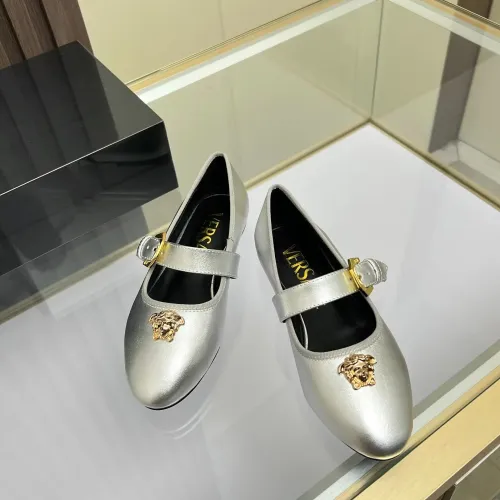 Replica Versace Flat Shoes For Women #1432023 $82.00 USD for Wholesale