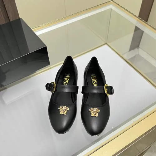 Replica Versace Flat Shoes For Women #1432025 $82.00 USD for Wholesale