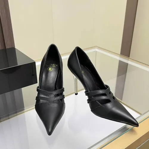 Replica Balmain High-Heeled Shoes For Women #1432037 $82.00 USD for Wholesale