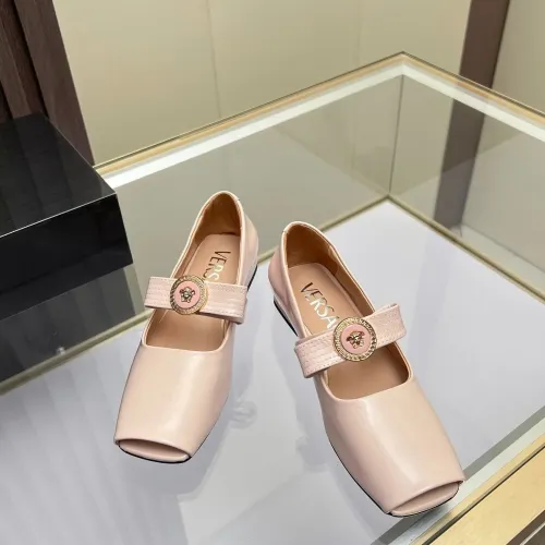 Replica Versace Flat Shoes For Women #1432229 $82.00 USD for Wholesale