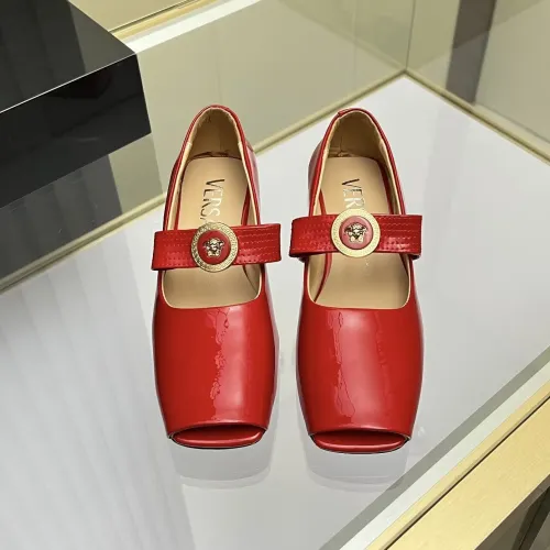 Replica Versace Flat Shoes For Women #1432231 $82.00 USD for Wholesale