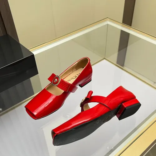 Replica Versace Flat Shoes For Women #1432231 $82.00 USD for Wholesale