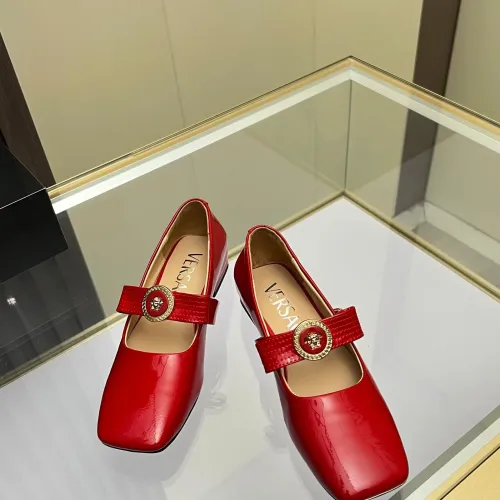 Replica Versace Flat Shoes For Women #1432232 $82.00 USD for Wholesale