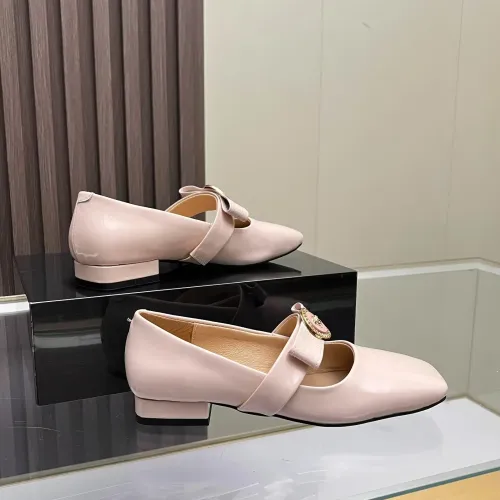 Replica Versace Flat Shoes For Women #1432235 $82.00 USD for Wholesale