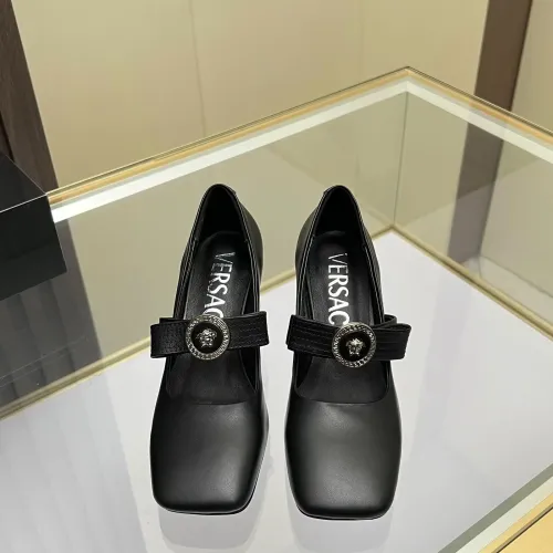 Replica Versace High-Heeled Shoes For Women #1432238 $82.00 USD for Wholesale
