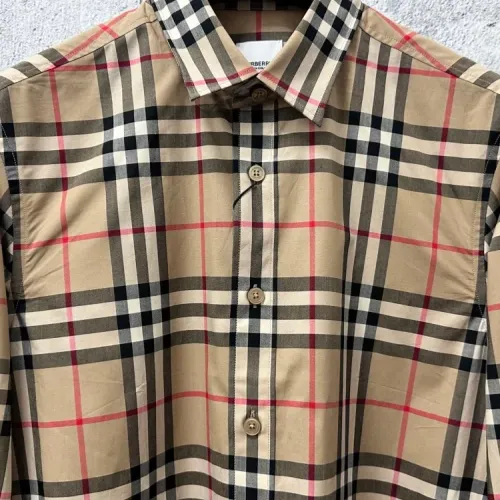 Replica Burberry Shirts Long Sleeved For Men #1432640 $64.00 USD for Wholesale