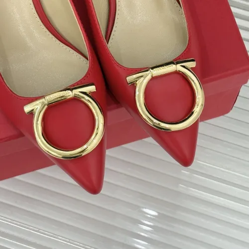 Replica Salvatore Ferragamo High-Heeled Shoes For Women #1432733 $108.00 USD for Wholesale