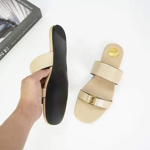Replica Yves Saint Laurent YSL Slippers For Women #1432757 $88.00 USD for Wholesale