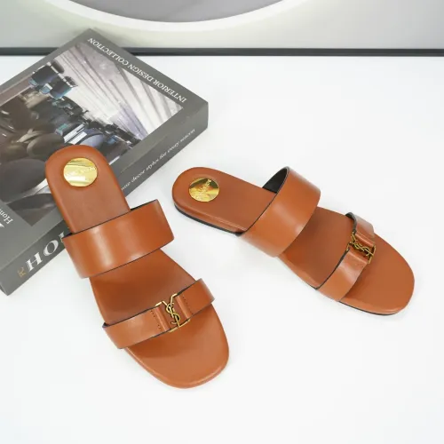 Replica Yves Saint Laurent YSL Slippers For Women #1432760 $88.00 USD for Wholesale
