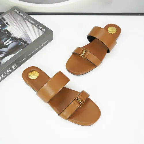 Replica Yves Saint Laurent YSL Slippers For Women #1432761 $88.00 USD for Wholesale