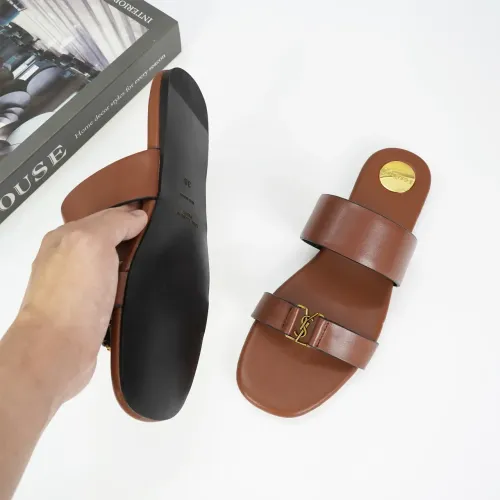 Replica Yves Saint Laurent YSL Slippers For Women #1432762 $88.00 USD for Wholesale