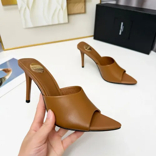 Replica Yves Saint Laurent YSL Slippers For Women #1432779 $88.00 USD for Wholesale
