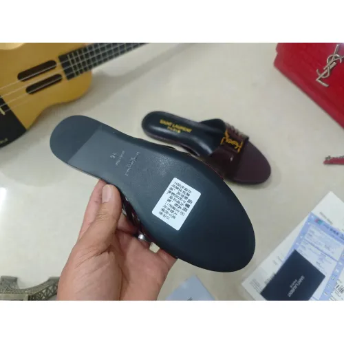 Replica Yves Saint Laurent YSL Slippers For Women #1432795 $98.00 USD for Wholesale