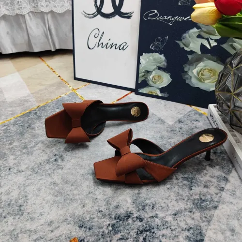 Replica Yves Saint Laurent YSL Slippers For Women #1432804 $112.00 USD for Wholesale