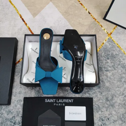 Replica Yves Saint Laurent YSL Slippers For Women #1432806 $112.00 USD for Wholesale