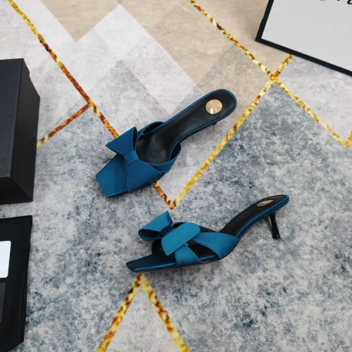 Replica Yves Saint Laurent YSL Slippers For Women #1432806 $112.00 USD for Wholesale