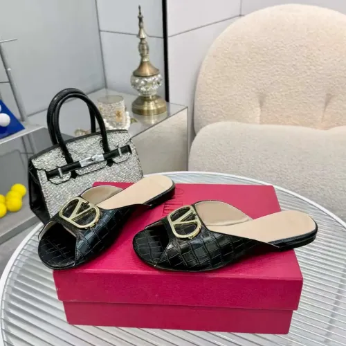 Replica Valentino Slippers For Women #1432877 $85.00 USD for Wholesale