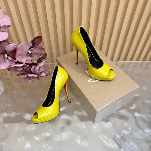 Replica Christian Louboutin High-heeled shoes For Women #1432939 $122.00 USD for Wholesale
