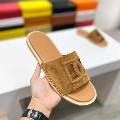 Replica Dolce & Gabbana D&G Slippers For Men #1433240 $64.00 USD for Wholesale