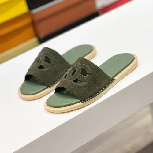 Replica Dolce & Gabbana D&G Slippers For Men #1433244 $64.00 USD for Wholesale