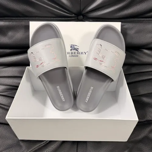 Replica Burberry Slippers For Men #1433523 $56.00 USD for Wholesale