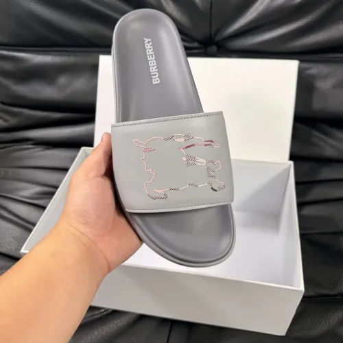 Replica Burberry Slippers For Men #1433523 $56.00 USD for Wholesale