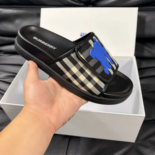 Replica Burberry Slippers For Men #1433531 $56.00 USD for Wholesale