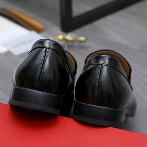 Replica Salvatore Ferragamo Leather Shoes For Men #1433541 $108.00 USD for Wholesale
