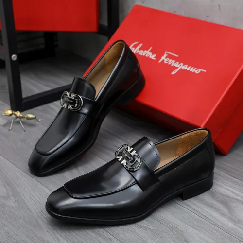 Salvatore Ferragamo Leather Shoes For Men #1433545
