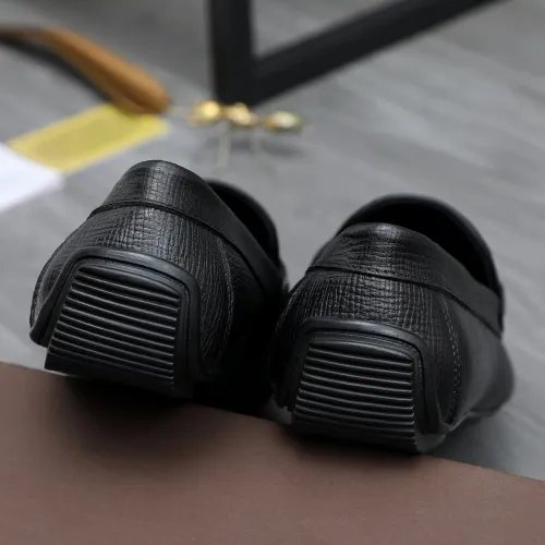 Replica Bottega Veneta BV Leather Shoes For Men #1433552 $85.00 USD for Wholesale