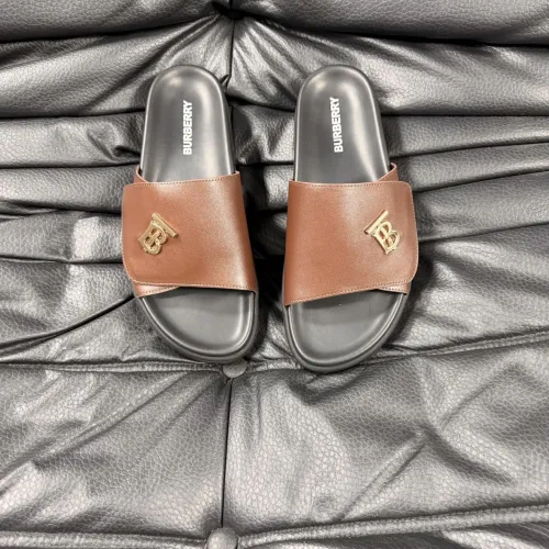 Replica Burberry Slippers For Men #1433558 $56.00 USD for Wholesale