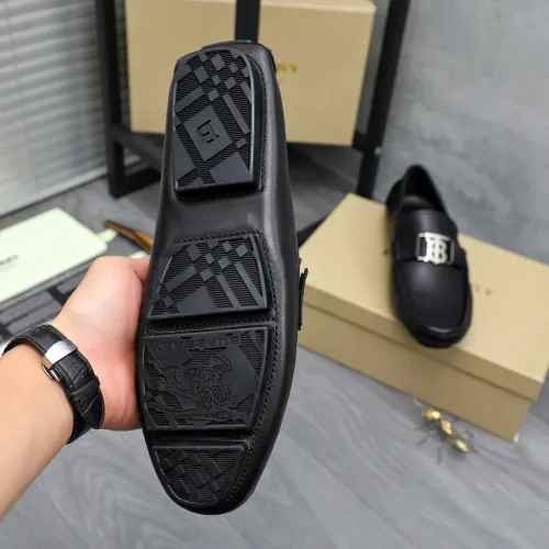 Replica Burberry Leather Shoes For Men #1433572 $76.00 USD for Wholesale