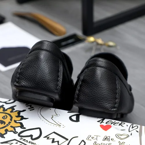 Replica Dolce & Gabbana D&G Leather Shoes For Men #1433573 $76.00 USD for Wholesale