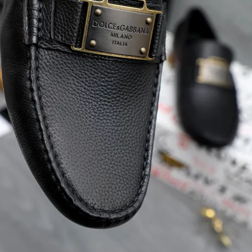 Replica Dolce & Gabbana D&G Leather Shoes For Men #1433574 $76.00 USD for Wholesale