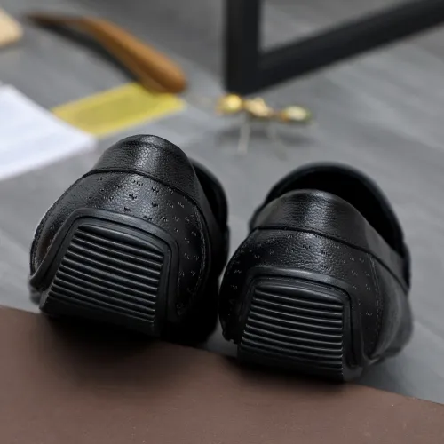 Replica Bottega Veneta BV Leather Shoes For Men #1433628 $82.00 USD for Wholesale