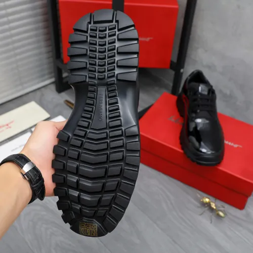 Replica Salvatore Ferragamo Leather Shoes For Men #1433646 $115.00 USD for Wholesale