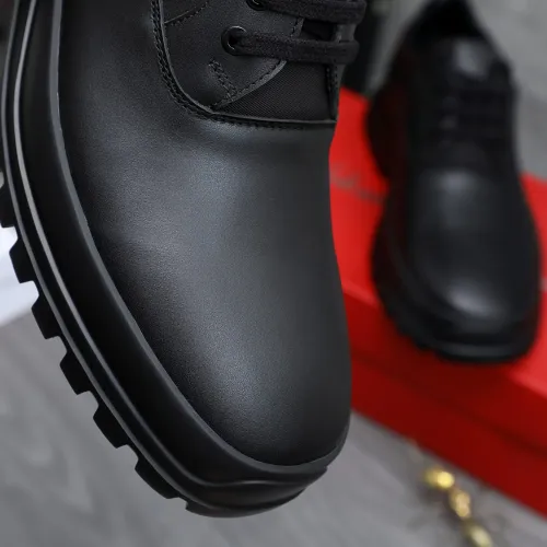Replica Salvatore Ferragamo Leather Shoes For Men #1433648 $115.00 USD for Wholesale