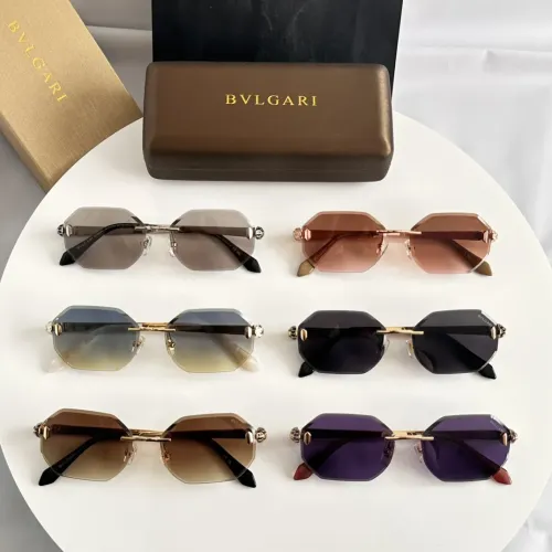 Replica Bvlgari AAA Quality Sunglasses #1433805 $60.00 USD for Wholesale