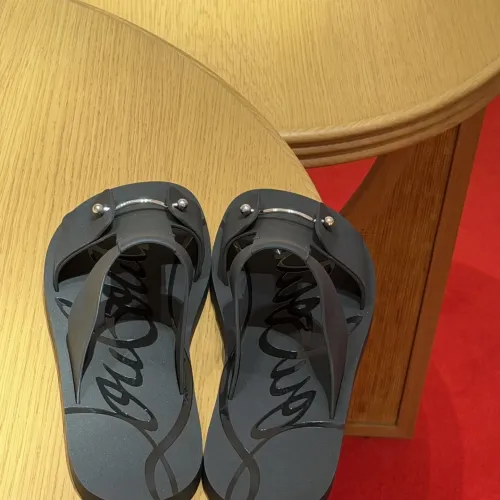 Replica Christian Louboutin CL Slippers For Men #1434019 $60.00 USD for Wholesale