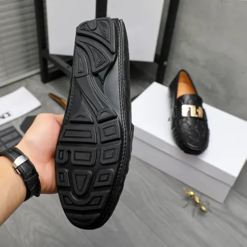 Replica Versace Leather Shoes For Men #1434079 $72.00 USD for Wholesale