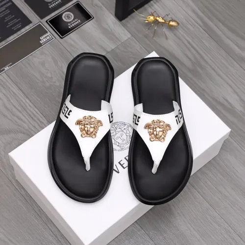 Replica Versace Slippers For Men #1434180 $45.00 USD for Wholesale