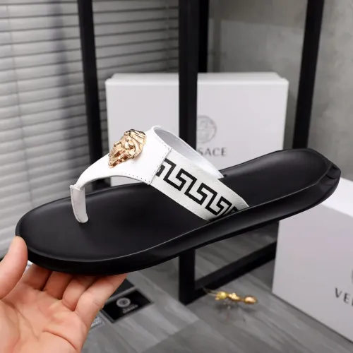 Replica Versace Slippers For Men #1434180 $45.00 USD for Wholesale