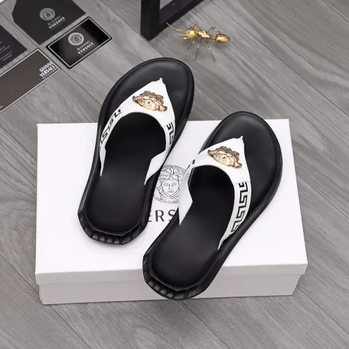 Replica Versace Slippers For Men #1434180 $45.00 USD for Wholesale