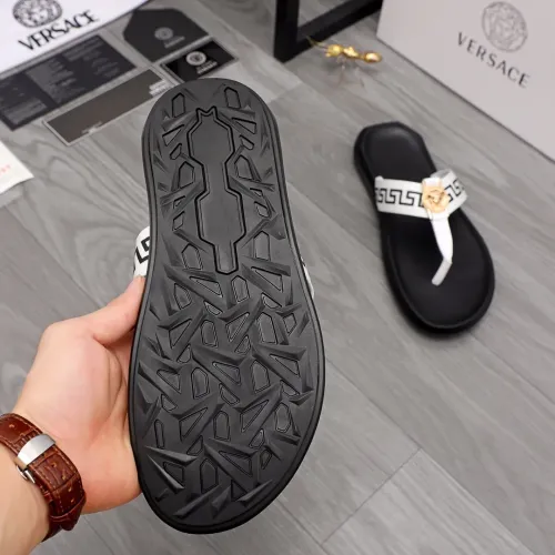 Replica Versace Slippers For Men #1434182 $45.00 USD for Wholesale