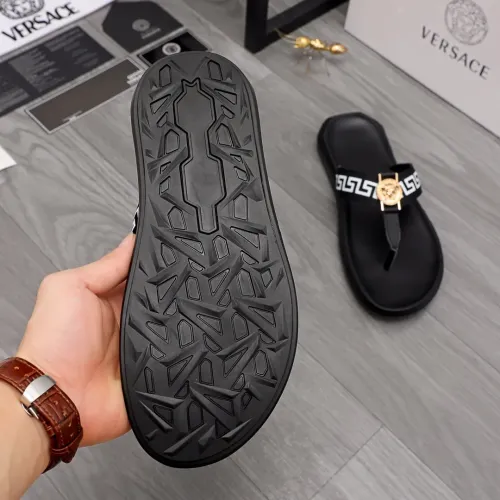 Replica Versace Slippers For Men #1434183 $45.00 USD for Wholesale
